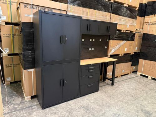 US PRO GARAGE STORAGE SYSTEM TOOL CHEST CABINET BOX BLACK FINANCE OPTIONS — image 5