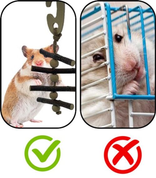 X10 Pack Hamster small pet gnawing pet Wooden chew Toys play & chew hanging toy