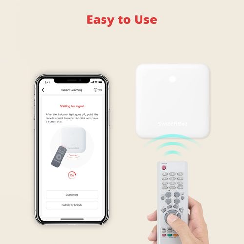 SwitchBot Hub Mini Smart Control, Universal for White, White — image 2