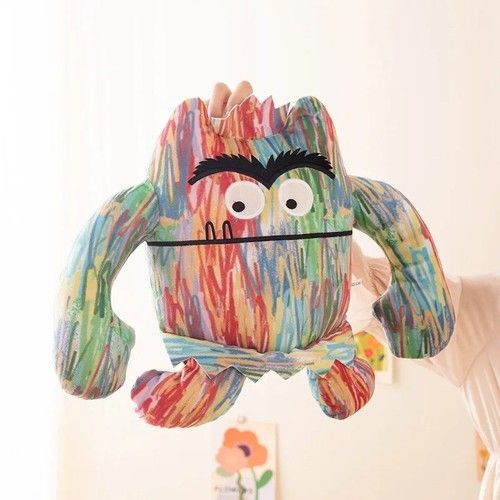 Dlishka Colour Monster Plush Toy, Cute Resources Toys, Stuffed Animals for...