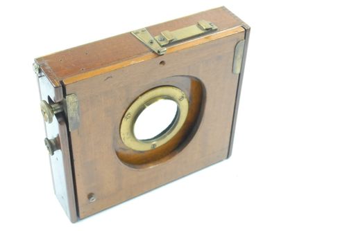 PRETTY Mahogany Brass Field Camera 4x5 inch, Very Compact, Focus Screen, NO LENS — image 8