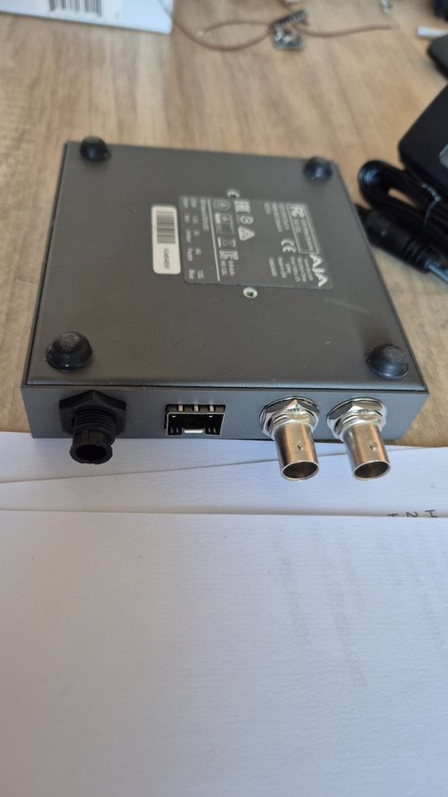 AJA HI5-12G-R0 SDI to HDMI Converter 4K60p / HDR / 12G-SDI with new PSU — image 3