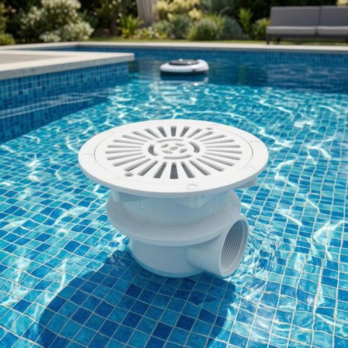 Plastic Pool Drain Fitting Good Sealing Swimming Pool Drain Replacement Part — image 3