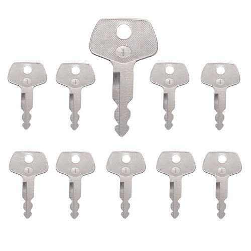 10PCS S450 CASE JCB SUMITOMO LINKBELT Master Plant Excavator Digger Dumper Keys