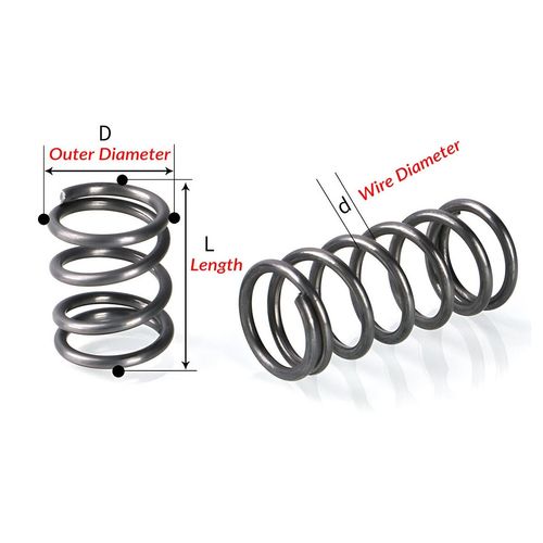 Compression Spring Various Size 16-40mm Diameter & 20-100 mm Length Big Pressure — image 2