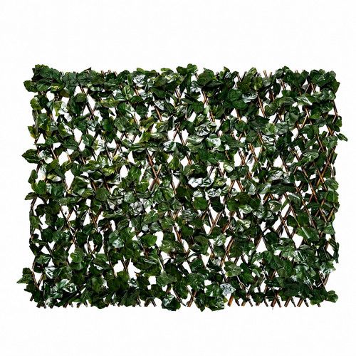 Artificial Maple Leaf Privacy Fence Screen Expandable Trellis Garden Panel 1x2M