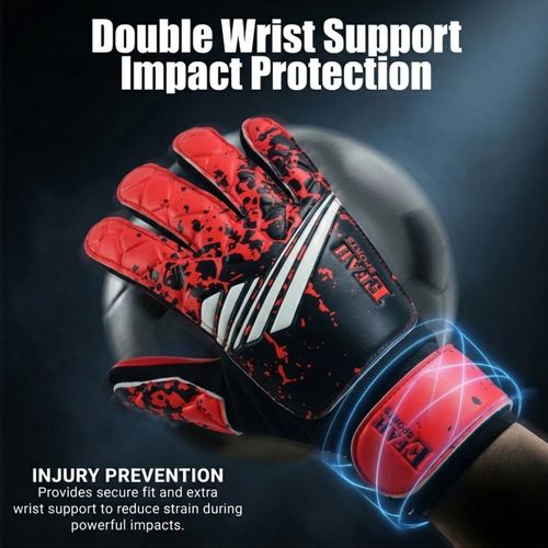 Football Goalkeeper Gloves Kids Boys Soccer Glove with Grip Palms EFAH SPORTS — image 3