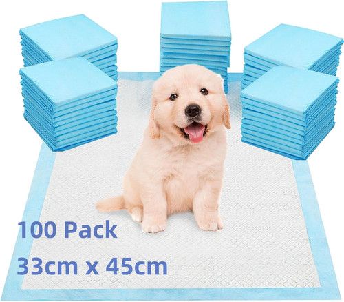 100 Large Puppy Training Trainer Train Pads Toilet Pee Wee Poo Dog Pet Cat Mats1