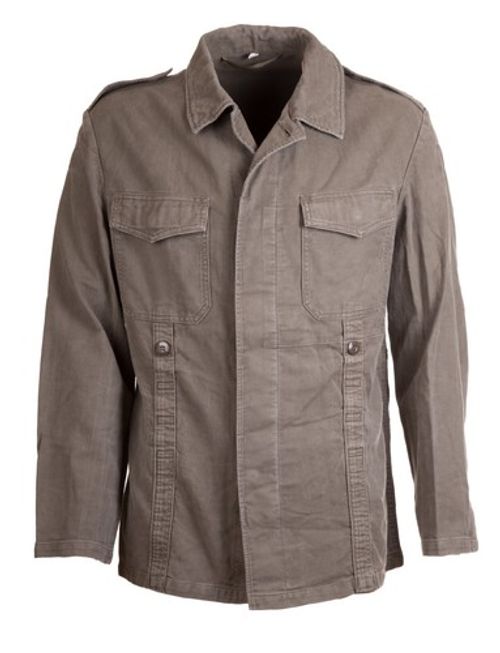 Moleskin Jacket Shirt German Army BW 100% Cotton 60s 70s Olive Drab Green Unisex