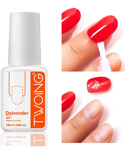 Professional Nail Glue Remover Adhesive Fast Debonder Gel Manicure Tools UK 10ml