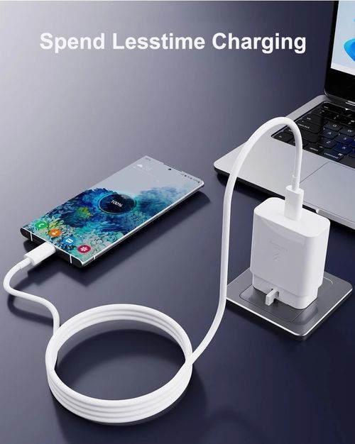 45W USB Type C Super Fast Charger Adapter Phone Plug/ Cable for Samsung Galaxy — image 7