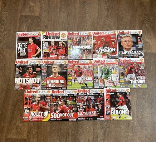14 Man Utd Home programmes