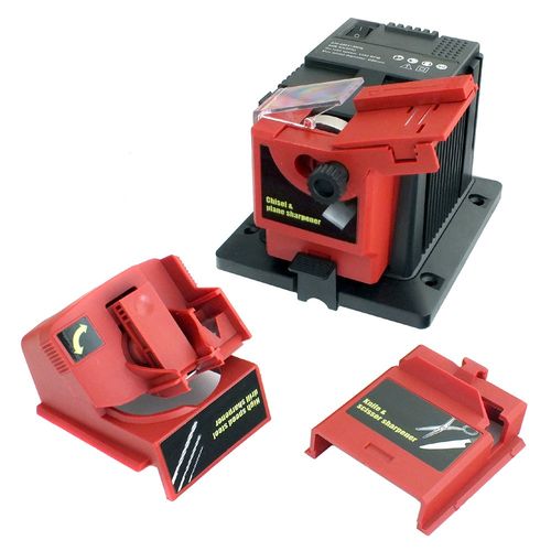 VOCHE® ELECTRIC MULTI USE BENCH MOUNT DRILL BIT CHISEL KNIFE SCISSOR SHARPENER — image 1