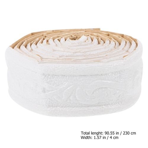 White PVC Peel and Stick Wall Corner Trim for Home Decoration — image 3