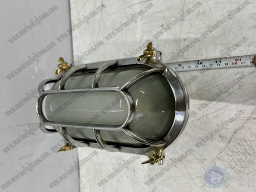 Ceiling/Wall Mount Replica Solid Aluminum Antique Cover Bulkhead Light Fixture — image 10