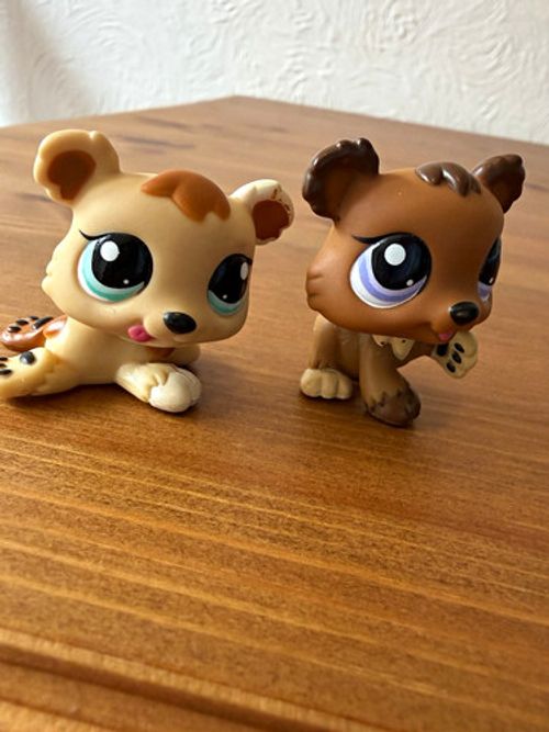 Littlest Pet Shop LPS Baby Bear Cubs x2 part of Petriplets Bear Set