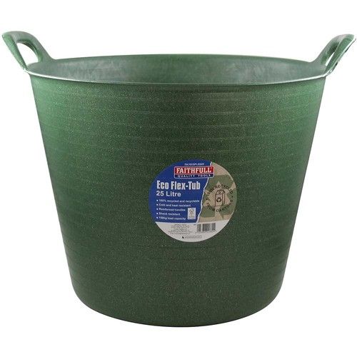 Faithfull Eco Flex Tub 25l Green