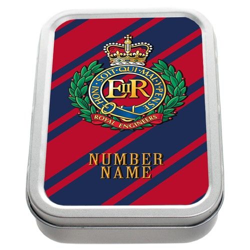 Personalised Military Tobacco Tin 2oz Pill Box Remembrance Army Official Gift