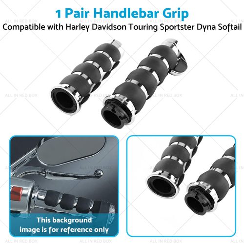Handlebar Hand Grips Suitable For Harley Davidson Touring Sportster Dyna Softail — image 9