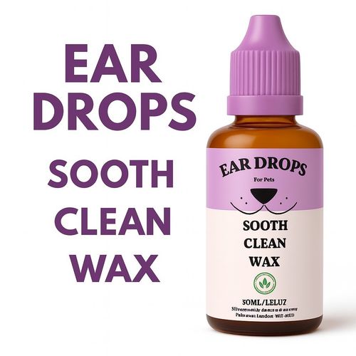 Dog Ear Drops cleans stinky itchy waxy ears  , Head Shaking Itching Odour Wax — image 10