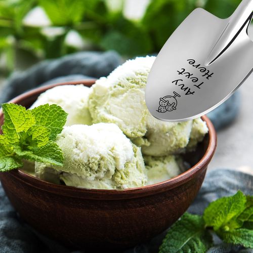 Personalised Engraved Ice Cream Spoon Stainless Steel Shovel Custom Any Text — image 6