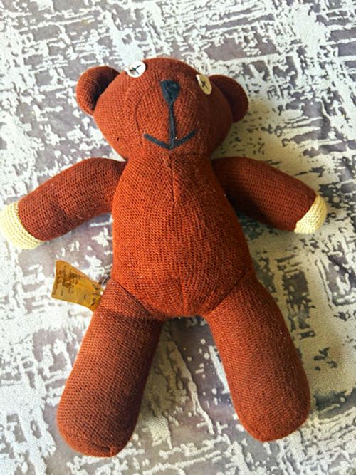 Tiger Television Mr Bean Teddy Bear Brown Plush Soft Toy With Tags 1998