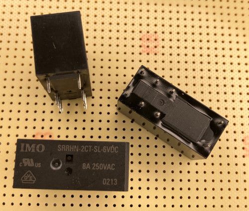 8A DPDT Non-Latching Relay 6V dc Coil AgSn02 Contact SRRHN-2CT-SL-6VDC Multi Qty