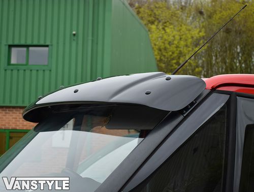 FOR FORD TRANSIT MK7 07-13 BLACK SOLID SUNVISOR SUN VISOR WIND DEFLECTOR TOURNEO — image 3