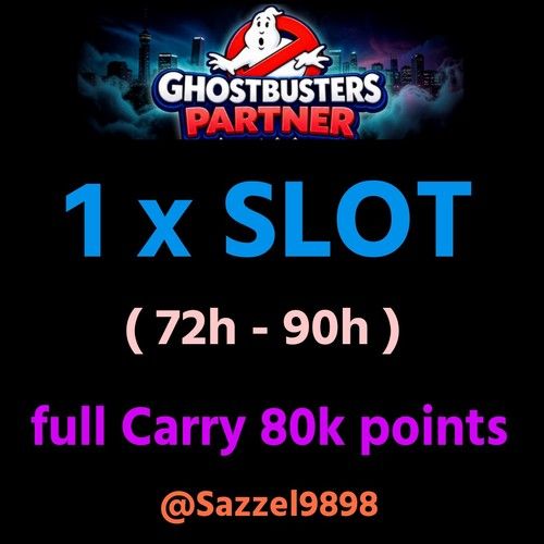 1 x Slot Full Carry - Ghostbusters Partners Event | Mono_Poly_Go partner