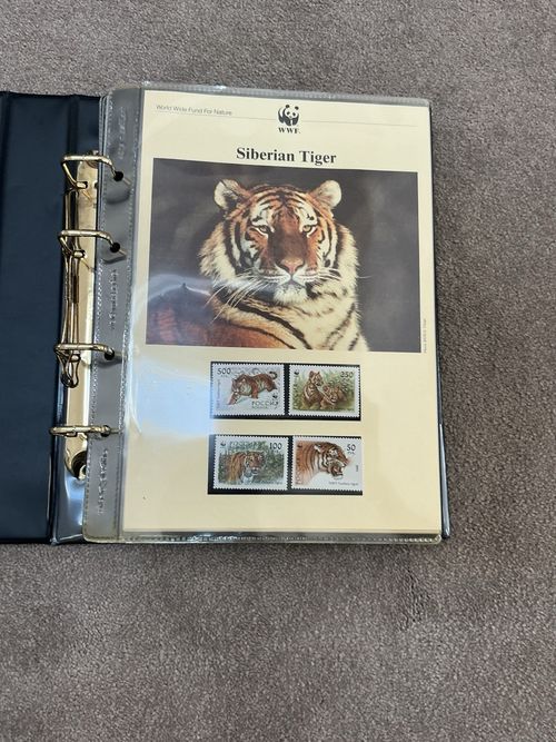 WWF Nature Wildlife Stamp Book Complete Mint Condition — image 23