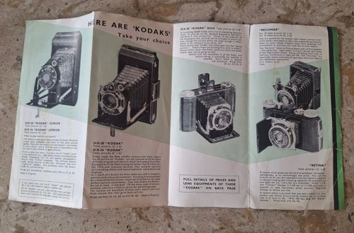 3 Vintage Kodak Photographic Catalogues 1930s-40s Photography Memorabilia  — image 10