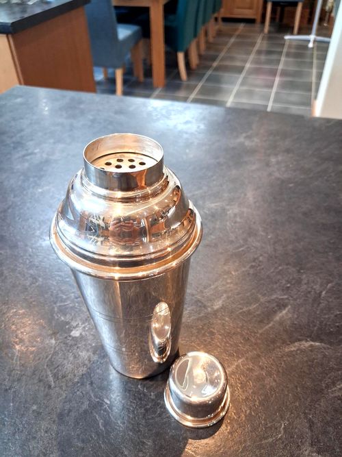  Art Deco Style, Silver Plated Cocktail Shaker — image 4