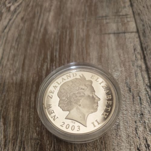 NEW ZEALAND 1 DOLLAR 2003 SILVER 999 PROOF Lord of the Rings-Mirror of Galadriel — image 1