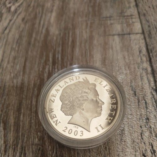 NEW ZEALAND 1 DOLLAR 2003 SILVER 999 PROOF Lord of the Rings-Mirror of Galadriel