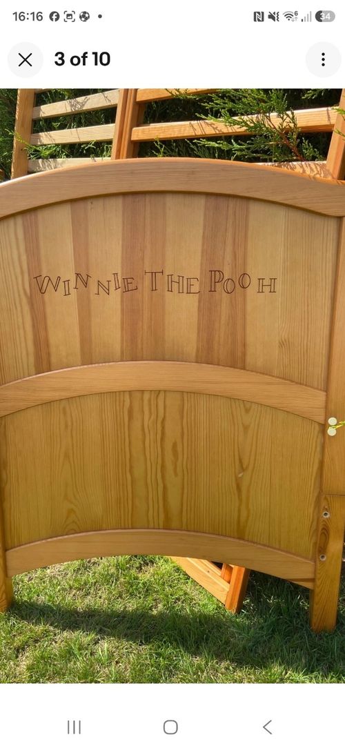 mothercare winnie-the-pooh cot/bed — image 3