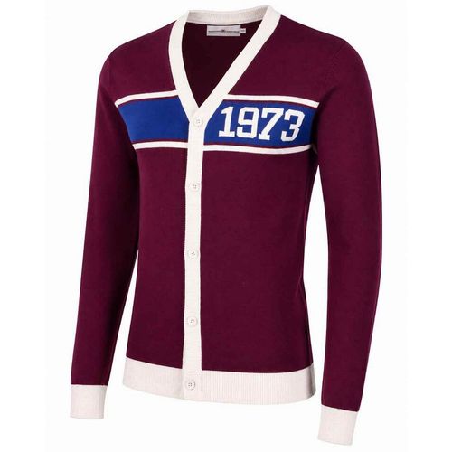 MADCAP VARSITY Y-NECK KNIT CARDIGAN RETRO MOD Ivy League 50s 70s 80s 1973 MC1159 — image 4
