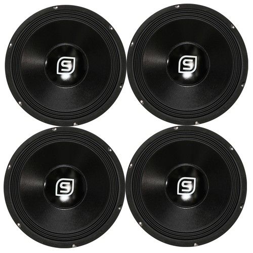 Skytec SPSL12 12" DJ Speaker Driver Set of 4 - 8 Ohm Chassis Replacement
