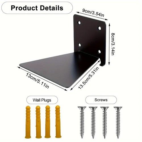 Bookshelf Invisible Hidden Floating Funny Wall Mounted Concealed Book shelves