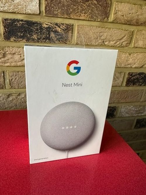 Google Nest Mini 2nd Generation Smart Speaker (BN)- Chalk - Fast Delivery