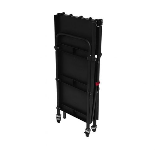 3-Tier Folding Tool Trolley on Wheels 150LB (Storage Utility Kitchen Cart) — image 12