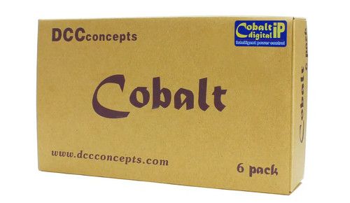DCP-CB6DiP Layout DCC Concepts COBALT ip Slow Action Digital Point Motor 6 Pack