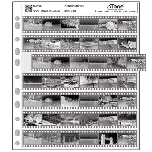 30x Acid-Free Archival Storage Filing Sheets Negative Pages 35mm 135 Film  Slide — image 1