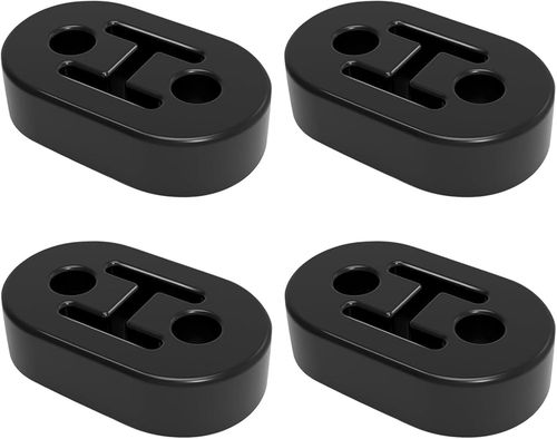 4PCS Poly Polyurethane Exhaust Hanger Mounts 2 Hole Muffler Rubber Universal — image 1