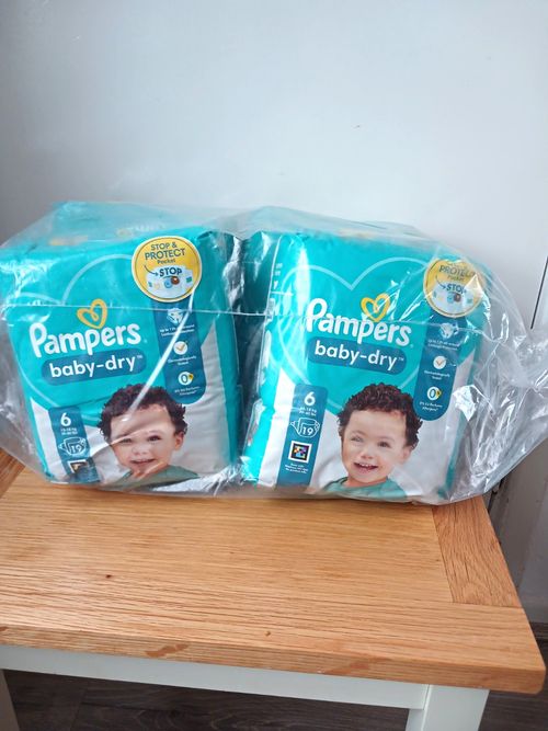 Pampers Baby-Dry Size 6 Disposable Nappies MPN 19 — image 1