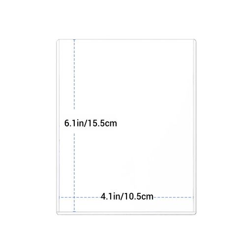 4" x 6" Hard PVC Sleeves Sheet Protector for Photo Postcard Trading Card Holders — image 16