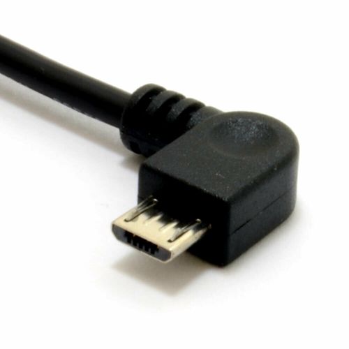 USB 2.0 A To RIGHT ANGLE MICRO B Data & Charging Cable  1m Lead — image 3