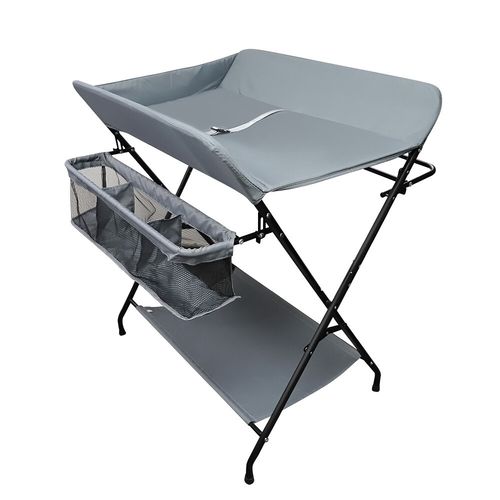 Folding Baby Infant Changer Unit Table Nursery Changing Station Bath Mat Storage — image 4