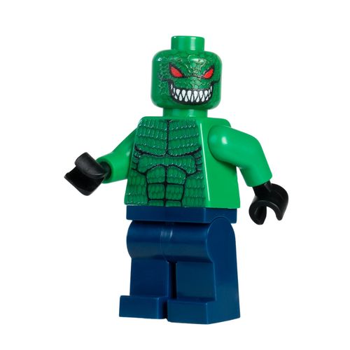 LEGO Batman I Killer Croc Minifigure bat008 From 7780 2006 (UV PRINTED) — image 2