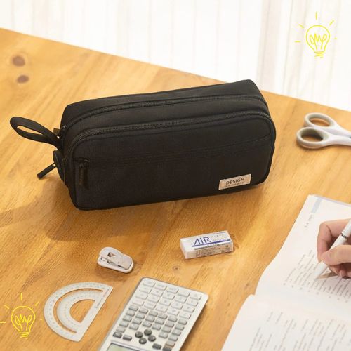 Large Capacity Pencil Case Multi Layer Compartment School Stationery Storage Bag — image 5