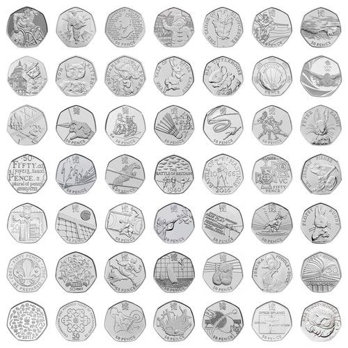 50p Coins Fifty Pence KEW GARDENS OLYMPICS BEATRIX POTTER Choose your coin